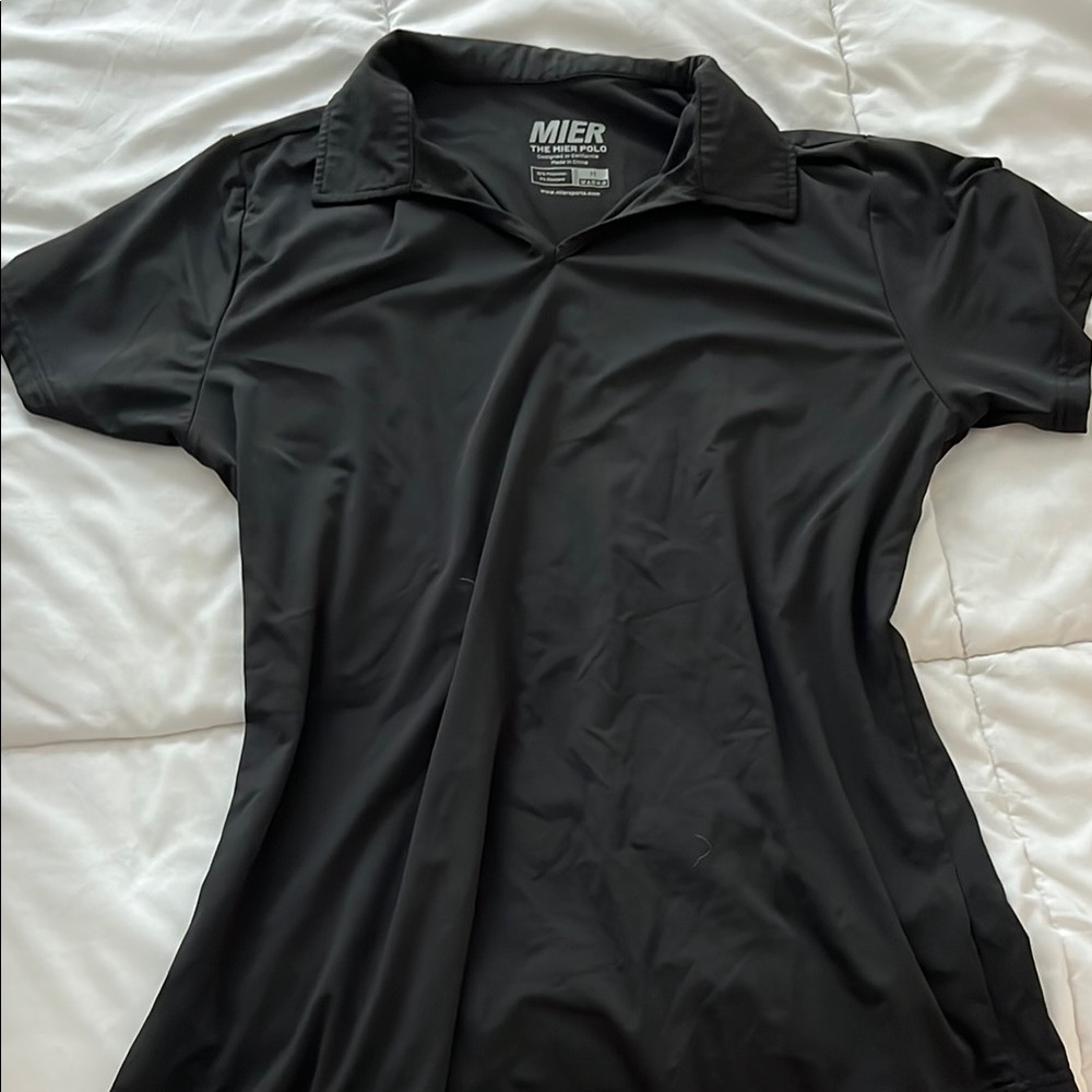 Women's Black Polo Shirt
